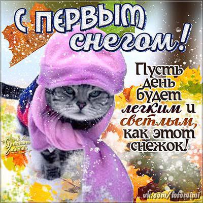 Открытки с первым снегом,первый снег,выпал первый снег,снежок Открытка открытки картинка картинки с первым снегом,с выпадением первого снега,снежка,первые снежинки,открытки снежные с первым снегом,первый снег скачать бесплатно