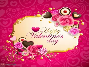 Открытки Valentines Day Открытка картинка Valentines Day день святого Валентина 14 февраля