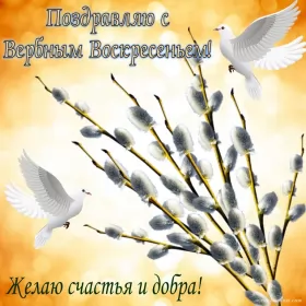 Открытки вербное воскресенье Открытка картинка с вербным воскресеньем,на вербное,с вербным