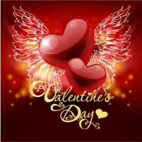 Открытки Valentines Day Открытка картинка Valentines Day день святого Валентина 14 февраля