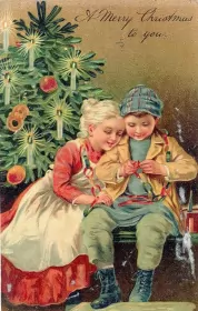 Открытки ретро Merry Christmas Открытки картинки ретро Merry Christmas ретро стиль с рождеством
