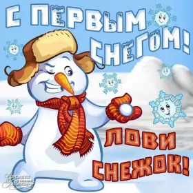 Открытки с первым снегом Открытки с первым снегом,первый снег,выпал первый снег,снежок